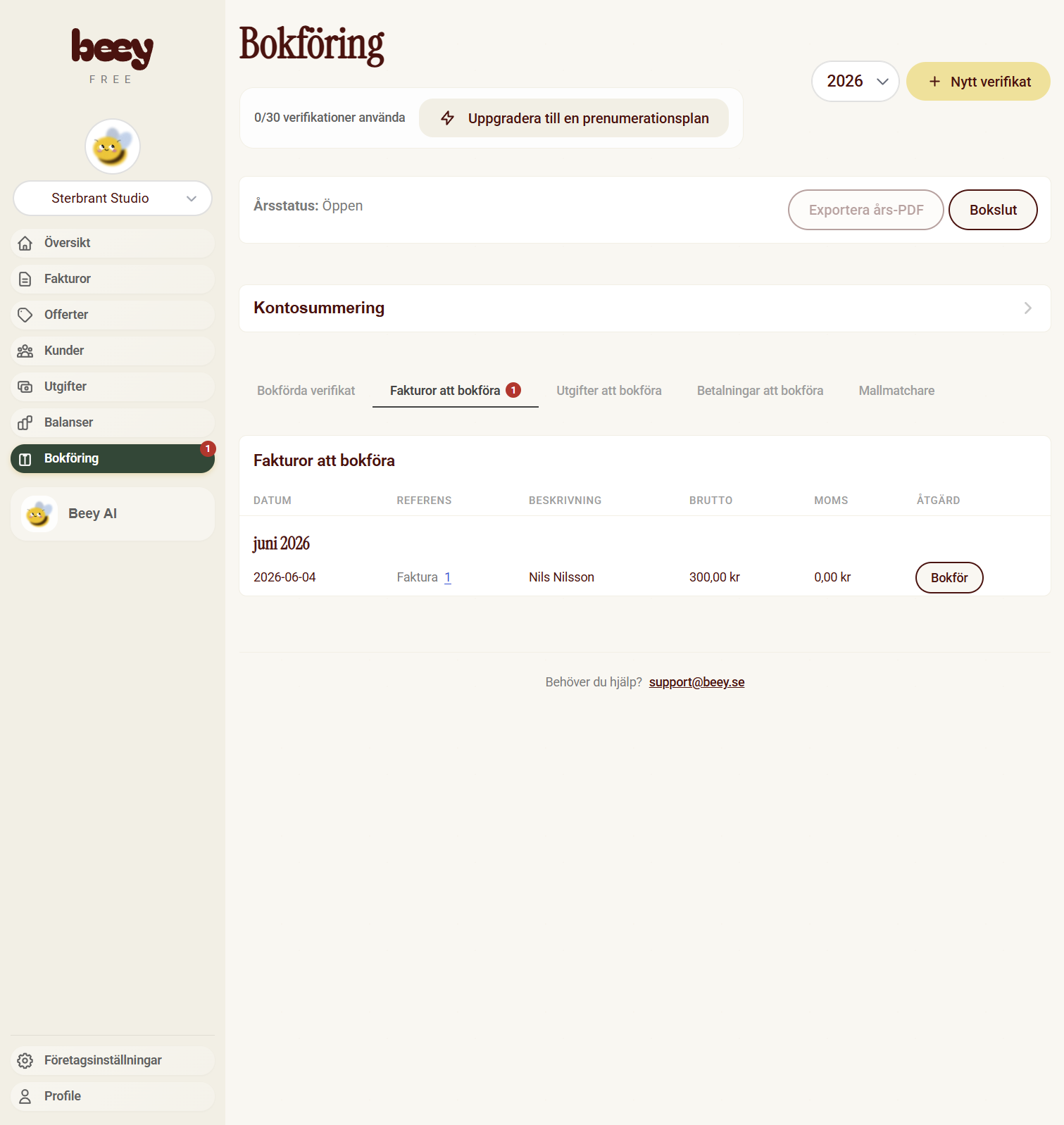Bokföring
