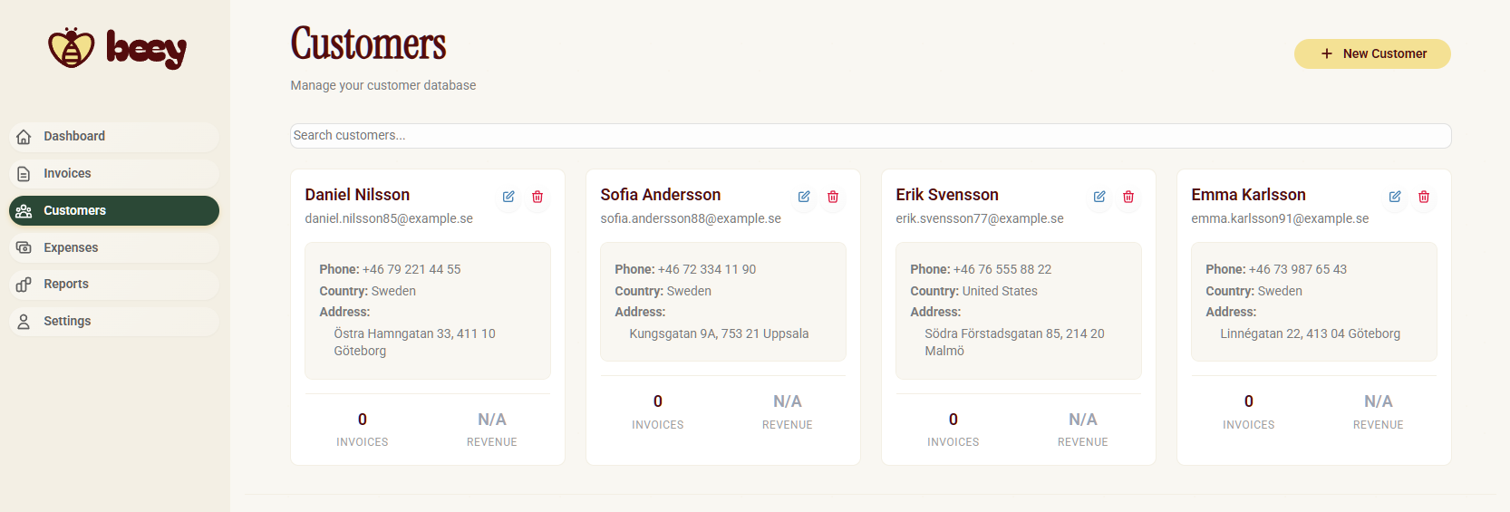 Invoice Customization